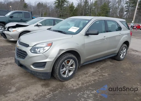 2016 Chevrolet Equinox Ls из США, поврежденный, VIN 2GNALBEKXG1164430